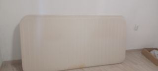 Base tapizada 90cm beige