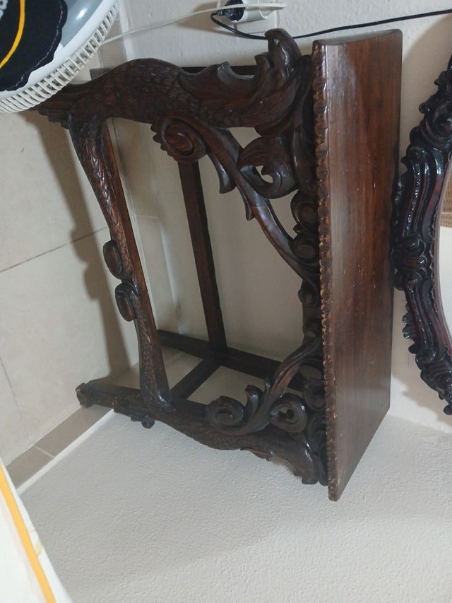 Mesa recibidor con espejo