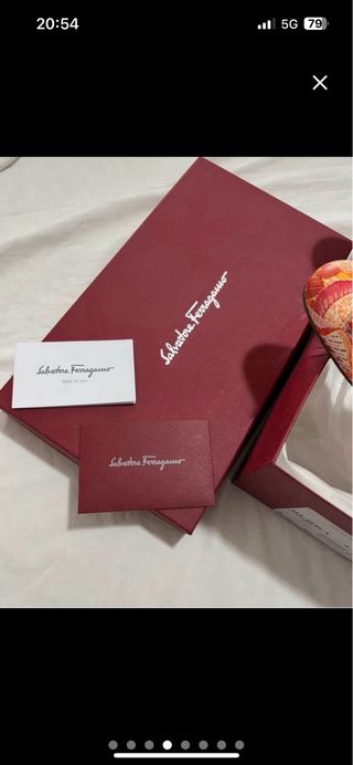 Salvatore Ferragamo Ballerine Beige Arancio