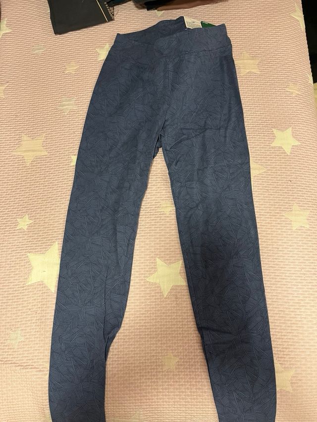 Leggins Decathlon talla S - Azul marino
