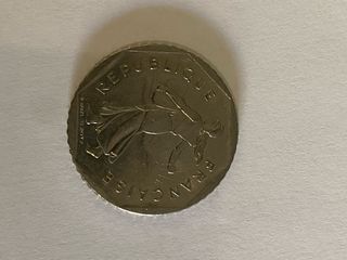 Moneda 2 Francos Francia 1979