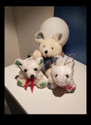 3 Peluche Vintage Natale