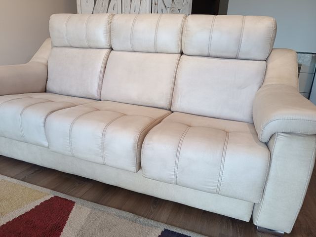 Sofá 3 plazas beige - antelina