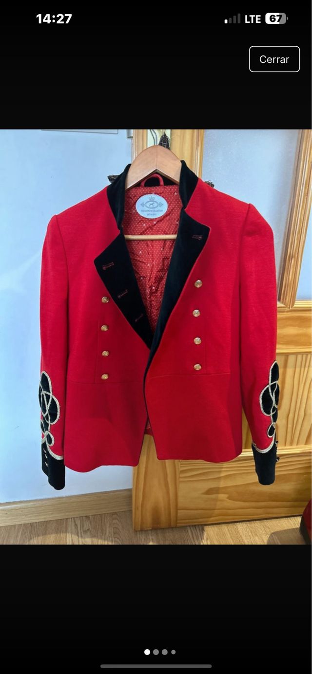 Chaqueta roja-negra Extreme