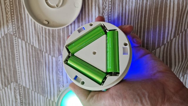 Luci led RGB + bianco caldo a pile