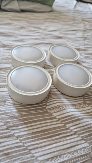 Luci led RGB + bianco caldo a pile