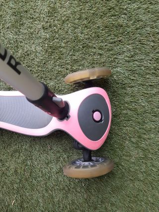Patinete infantil Globber, rosa, plegable,cn luces