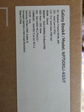 Samsung Galaxy Book4 - Notebook Grigio