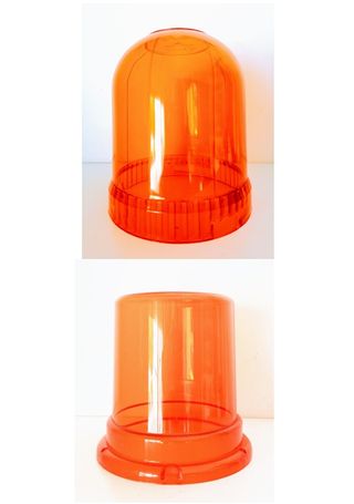 Campânula proteção plástica pirilampo laranja
