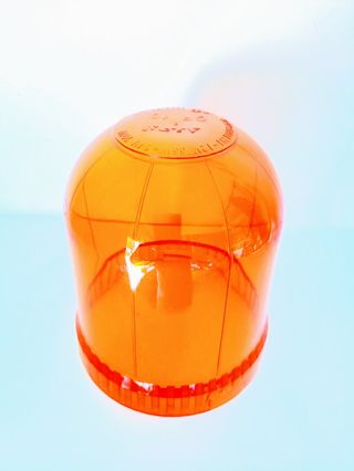 Campânula proteção plástica pirilampo laranja