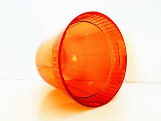 Campânula proteção plástica pirilampo laranja