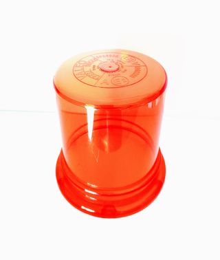 Campânula proteção plástica pirilampo laranja