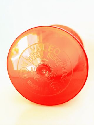 Campânula proteção plástica pirilampo laranja