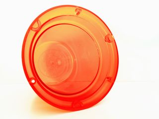 Campânula proteção plástica pirilampo laranja