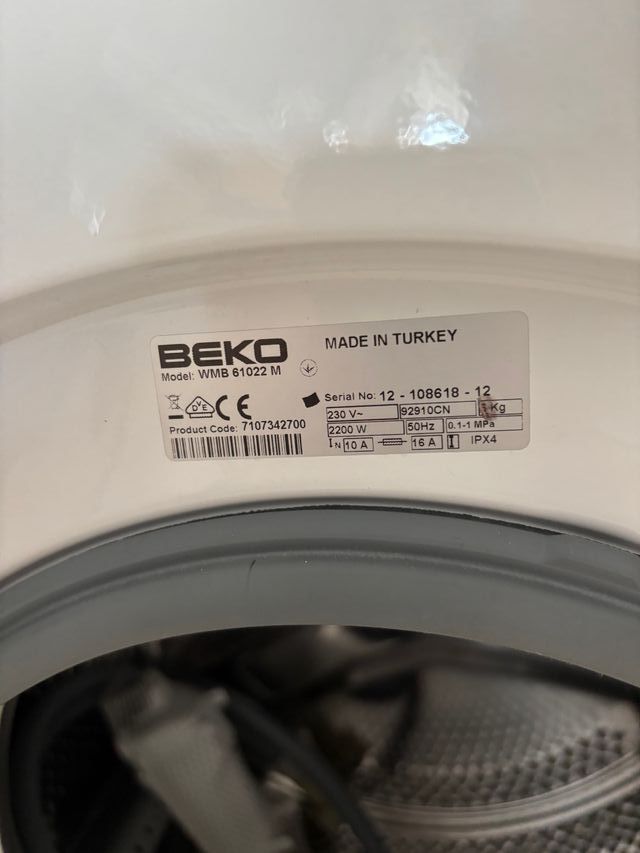Lavadora Beko WMB 61022M A++