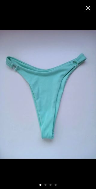 Tanga bikini turquesa