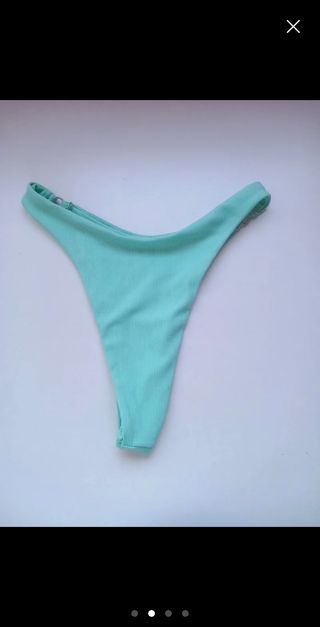 Tanga bikini turquesa