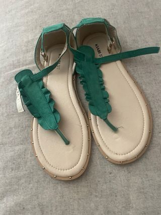 Sandalias KIABI verdes - Talla 37