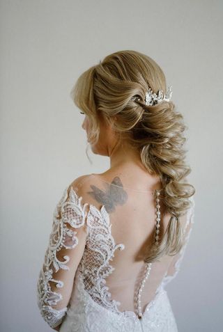 Vestido novia blanco impecable