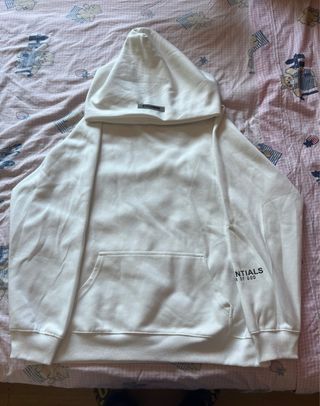 Sudadera Essentials blanca 