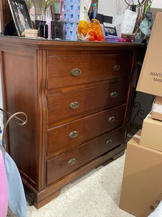 Muebles dormitorio: Armario + 2 mesitas + cómoda 