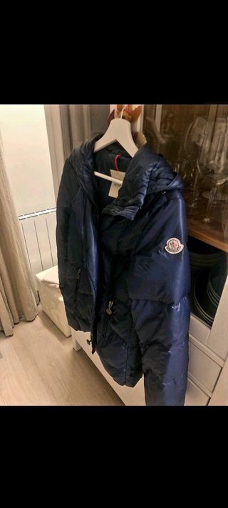 Chaqueta acolchada Moncler azul
