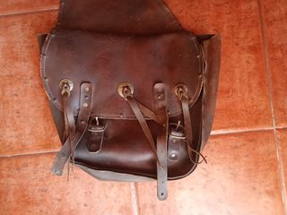 Alforjas de cuero antiguas