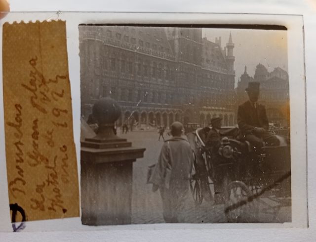 Foto estereoscópica Bruselas 1924