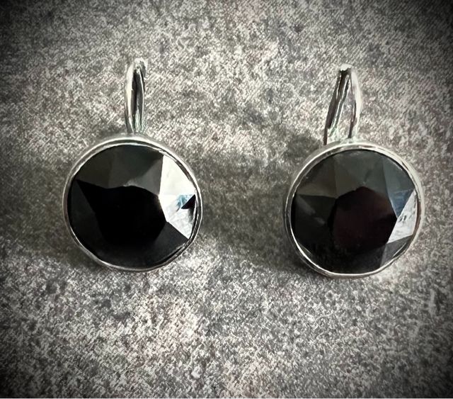 Pendientes Swarovski negros