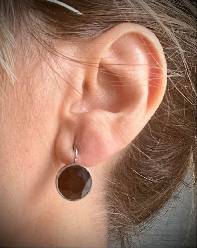 Pendientes Swarovski negros