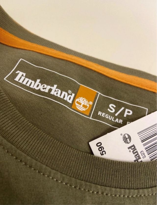 Camiseta Timberland Verde Oliva Talla S
