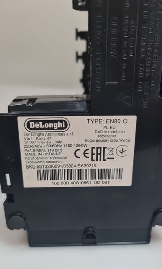 Repuestos Cafetera Delonghi Inissia