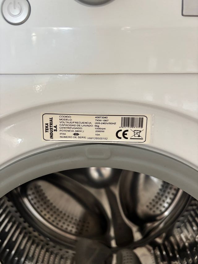 Lavadora Teka TKW 1067 A+