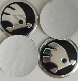 4 Embellecedores Skoda