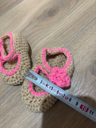 Scarpine neonato uncinetto