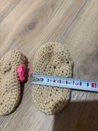 Scarpine neonato uncinetto