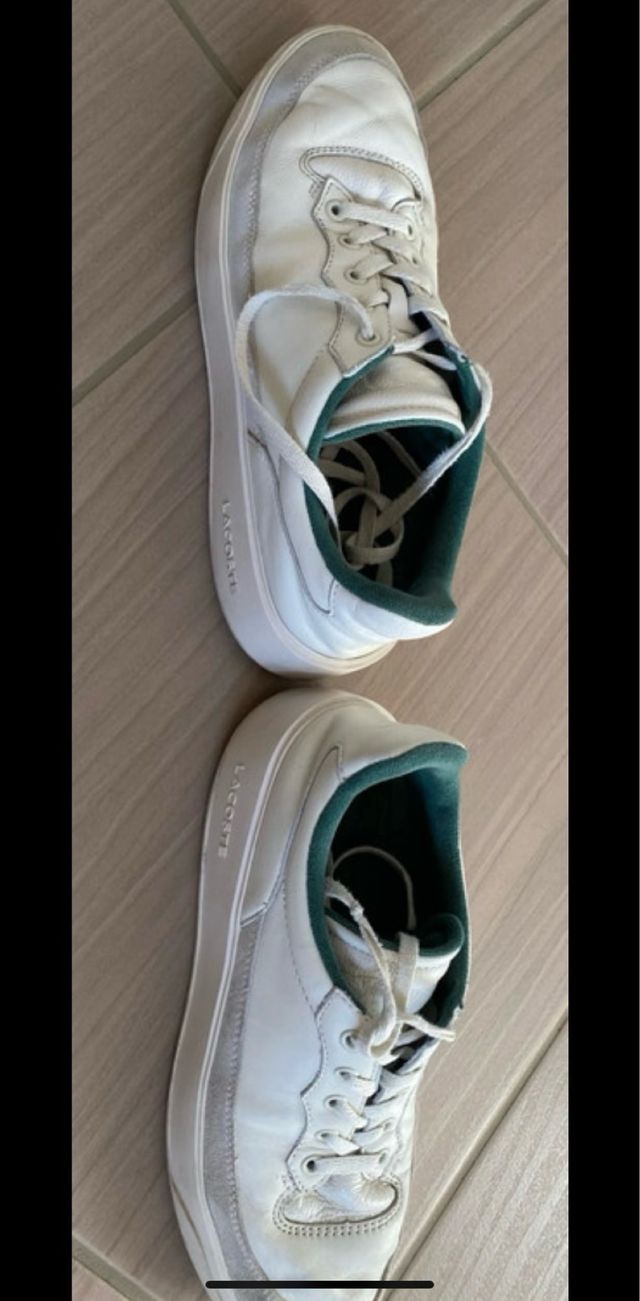 Scarpe Lacoste bianche in ottime condizioni