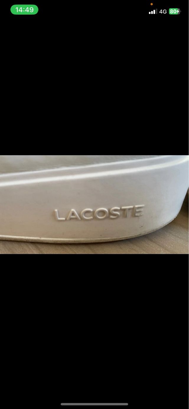 Scarpe Lacoste bianche in ottime condizioni