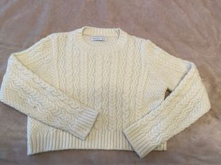 Suéter blanco tejido