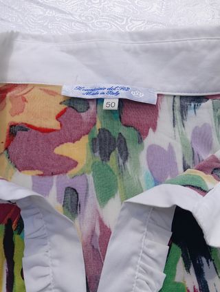 Camicia fantasia multicolor tg 50