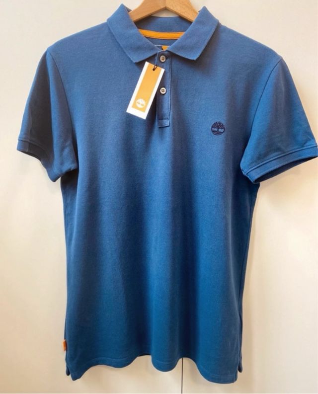Polo Timberland Azul Hombre talla S Nueva