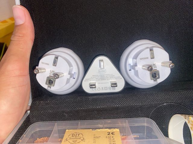 Adaptadores de corriente Amazon - 3 unidades 