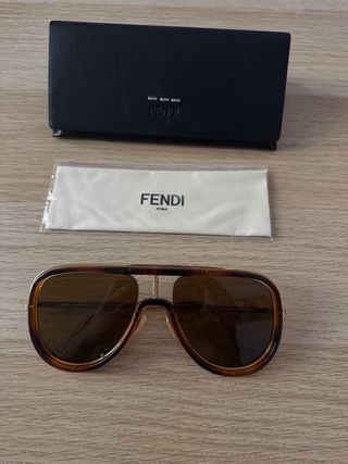 Fendi Gafas Sol - Marrón Dorado