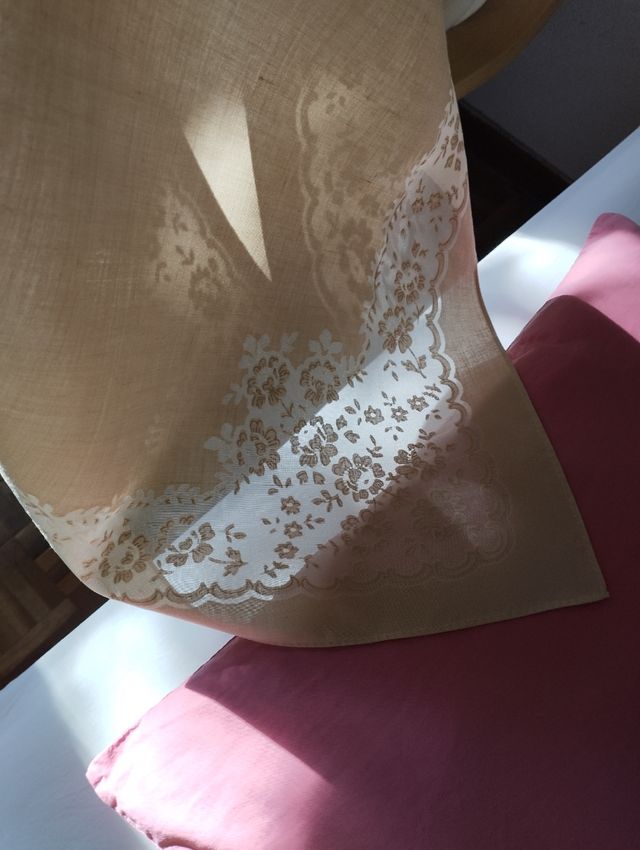 Servilletas encaje impreso en transparencia