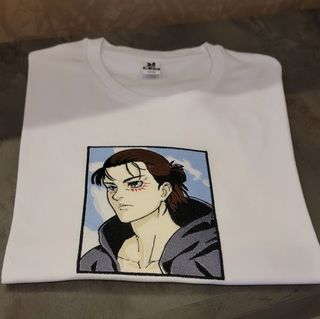 Maglietta Attack on Titan eren  ricamata