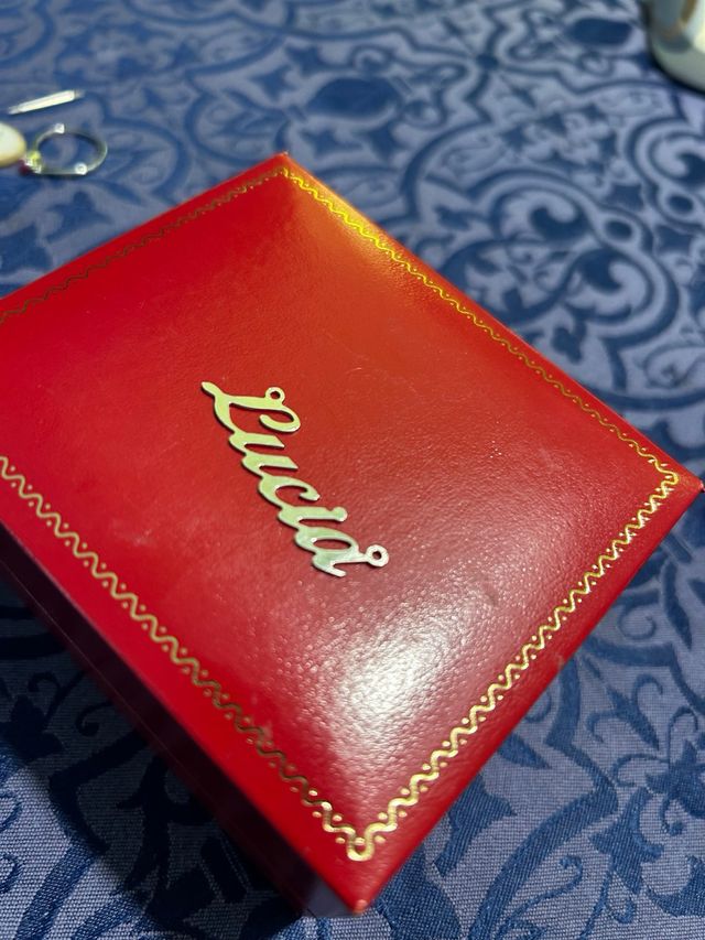 Ciondolo con nome Lucia - Argento