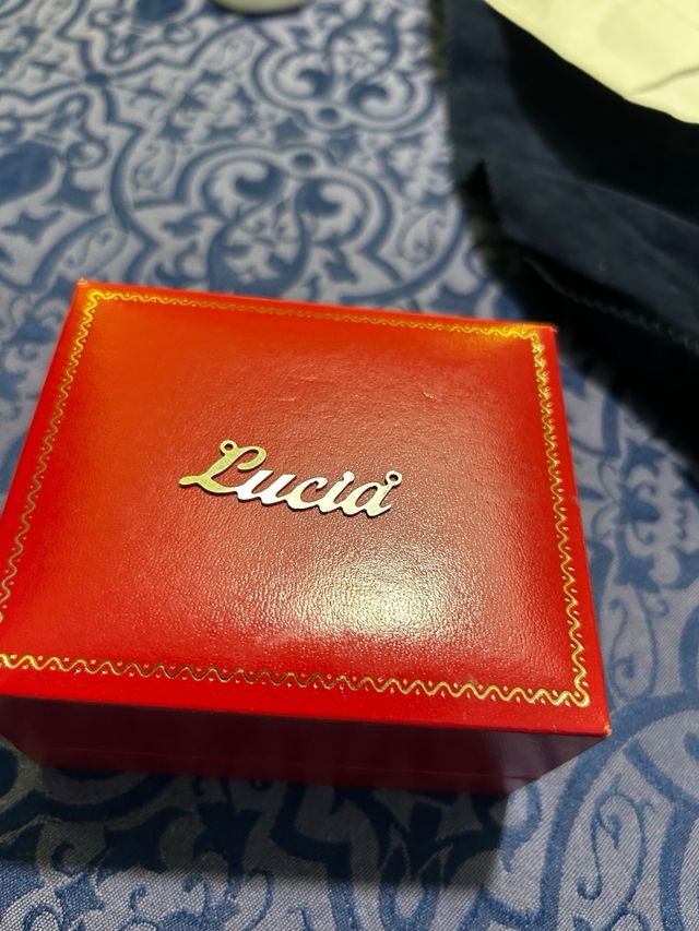 Ciondolo con nome Lucia - Argento