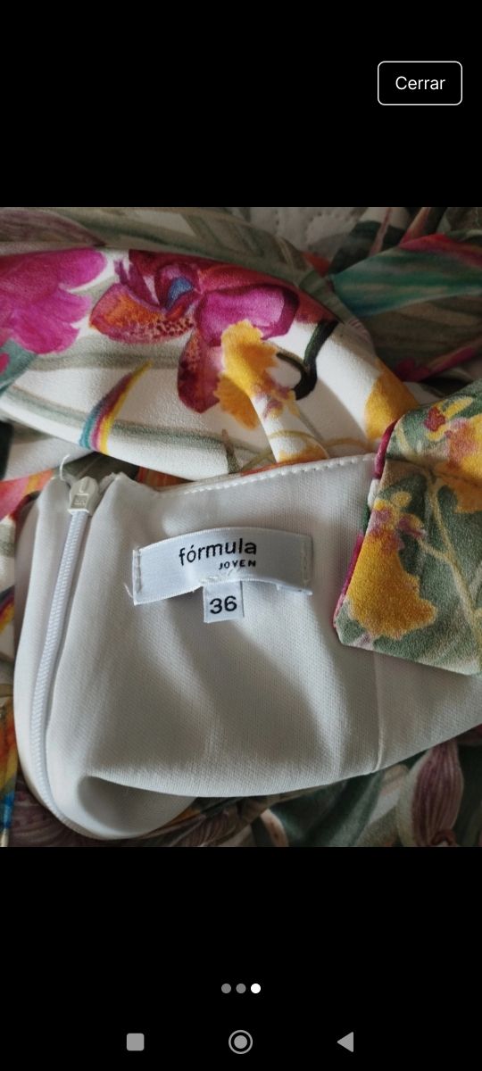 Vestido flores verano