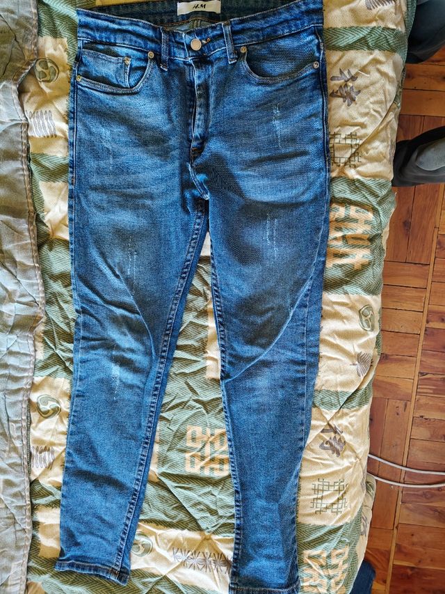 2 Pantalones H&M Eco-Orgánicos, T-S