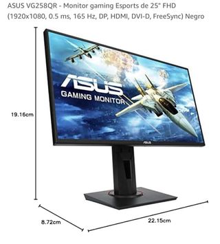 Monitor ASUS VG258QR Gaming 25" FHD